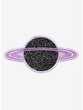 Loungefly Glitter Purple & Black Planet Patch, , hi-res