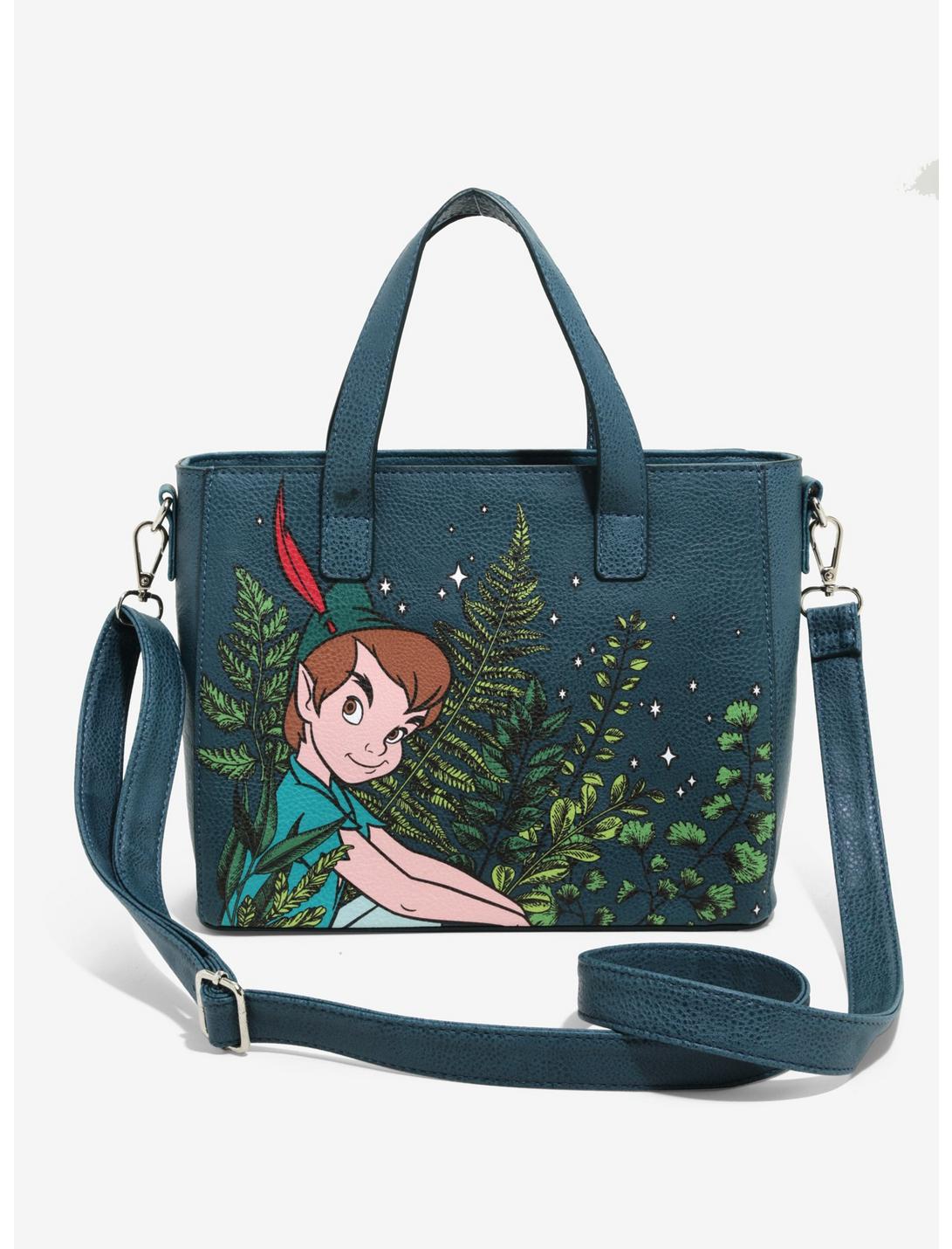 Loungefly Disney Peter Pan Leaves Mini Tote Bag, , hi-res