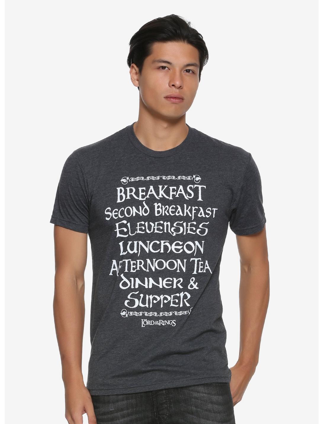 Lord Of The Rings Meals T-Shirt, BLACK, hi-res