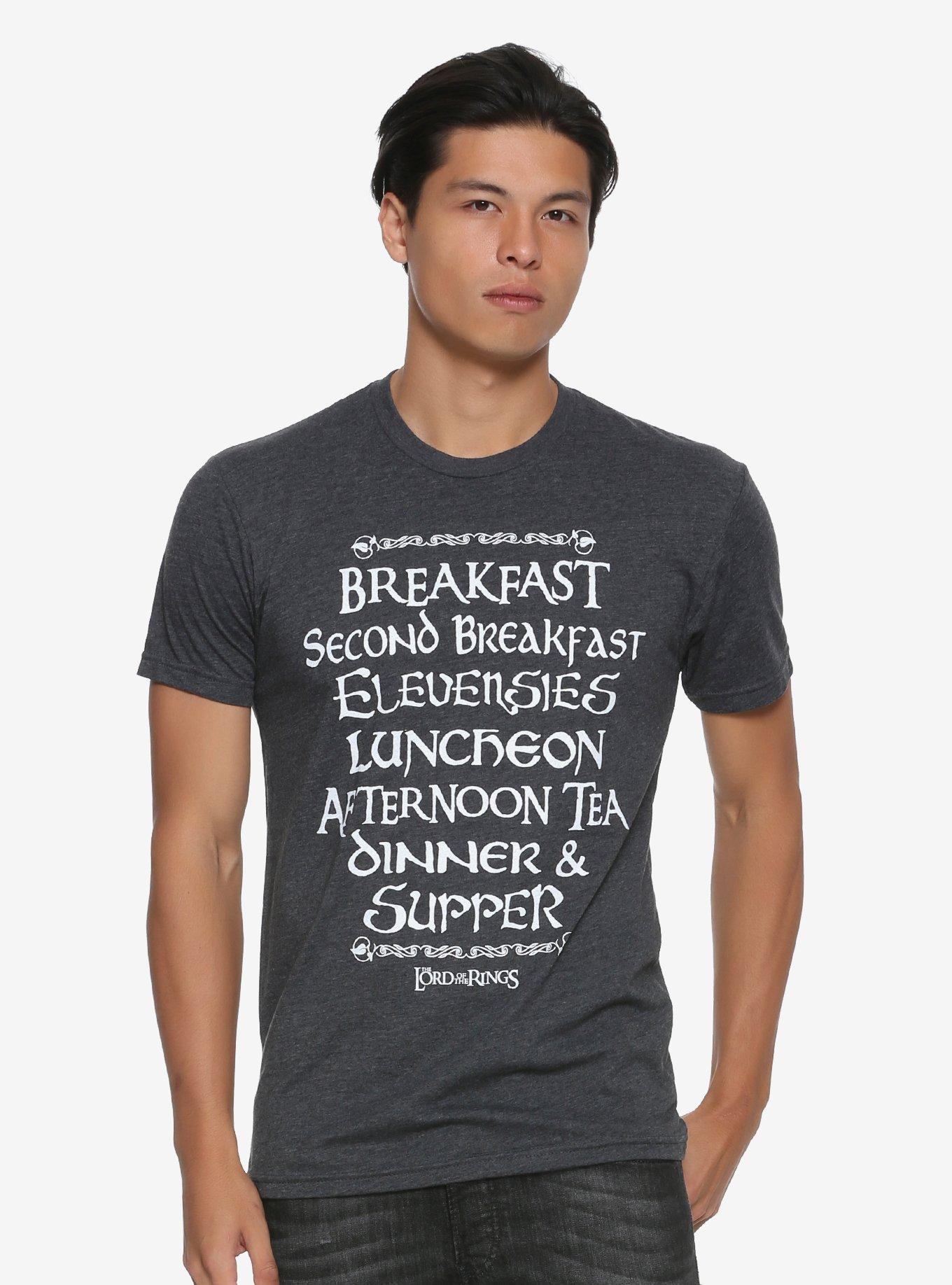 Lord Of The Rings Meals T-Shirt, BLACK, hi-res