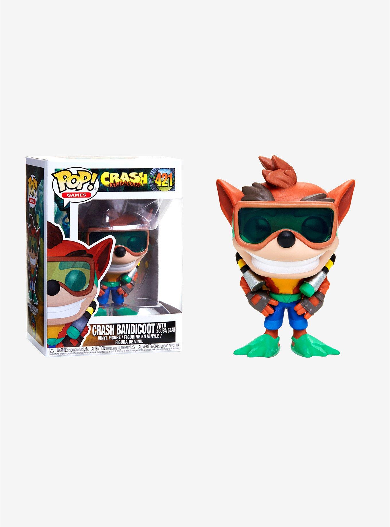 Funko Pop! Crash Bandicoot Crash With Scuba Gear Vinyl Figure, , hi-res