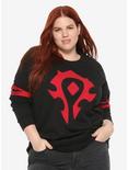 World Of Warcraft Horde Sweatshirt Plus Size, DEEP BLACK, hi-res