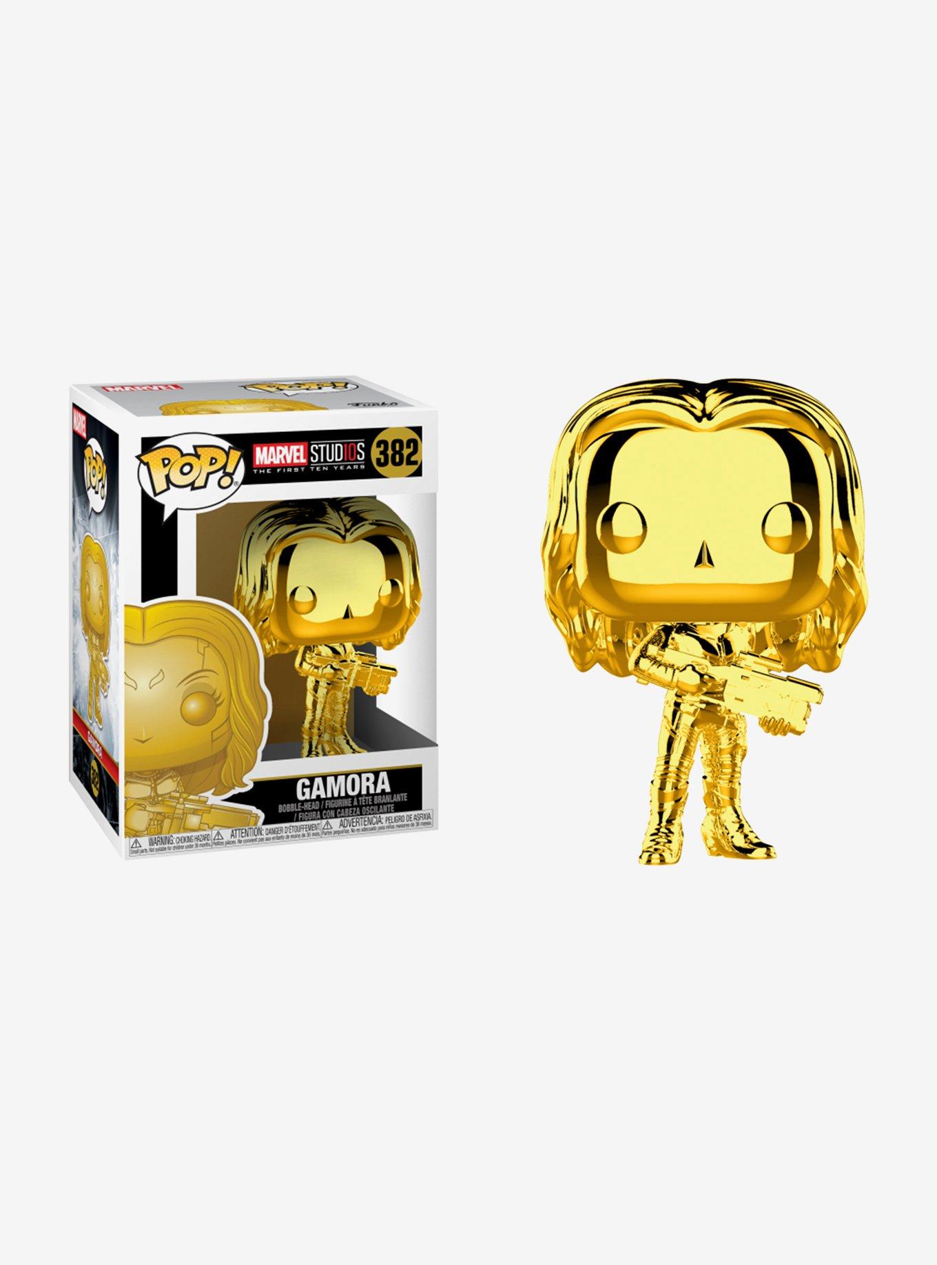 Funko Pop! Marvel Marvel Studios: The First Ten Years Gamora Chrome Vinyl Figure, , hi-res