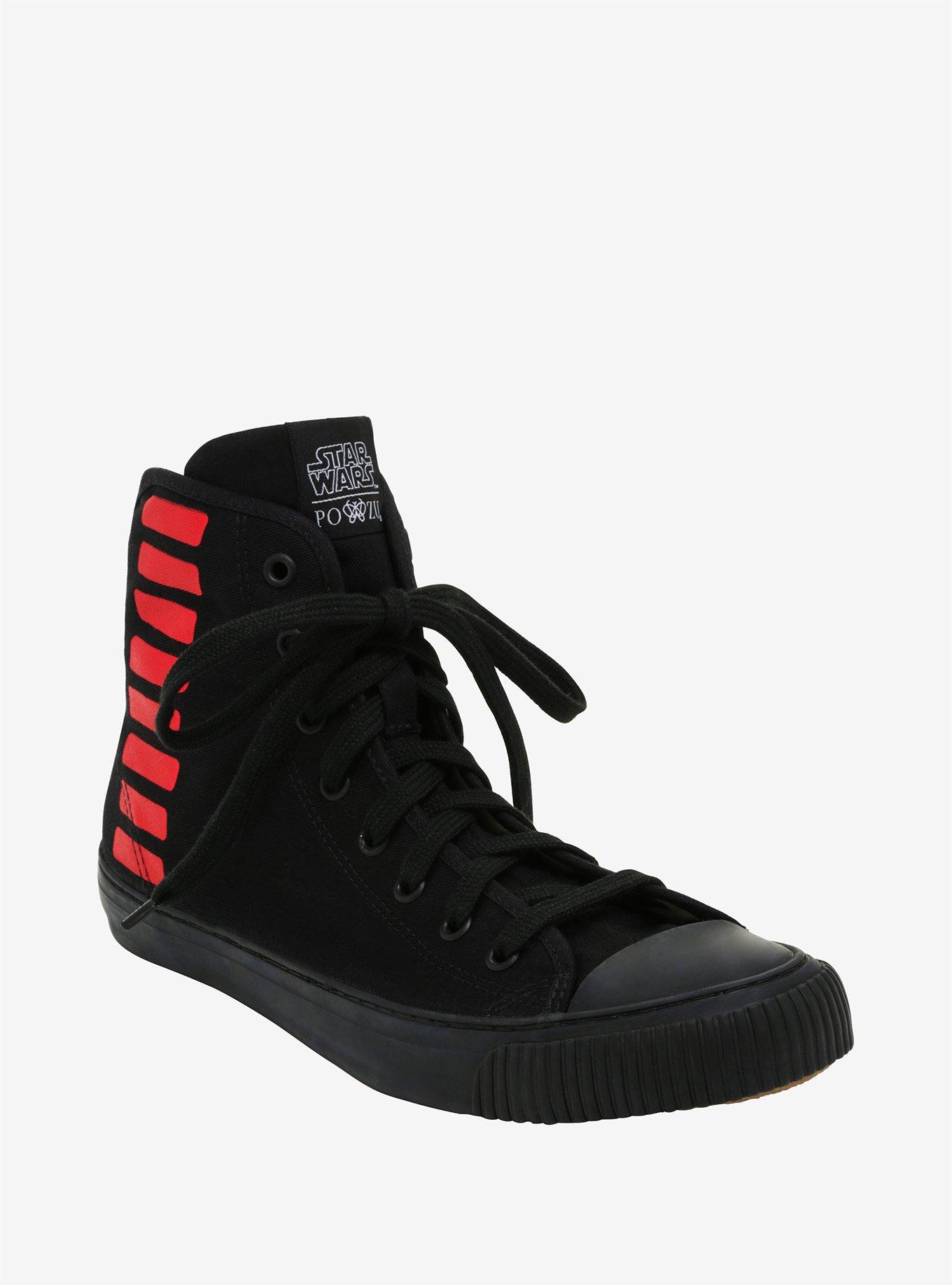 HOUSE OF SOLO BE：FIRST Po-Zu Star Wars Han Solo High Top Shoes | BoxLunch