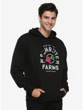 The Office Schrute Farms Black Hoodie, BLACK, hi-res