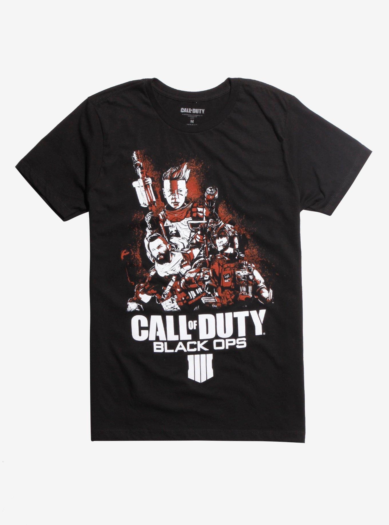 Call Of Duty: Black Ops 4 Specialists T-Shirt | Hot Topic, image size:1091x1430