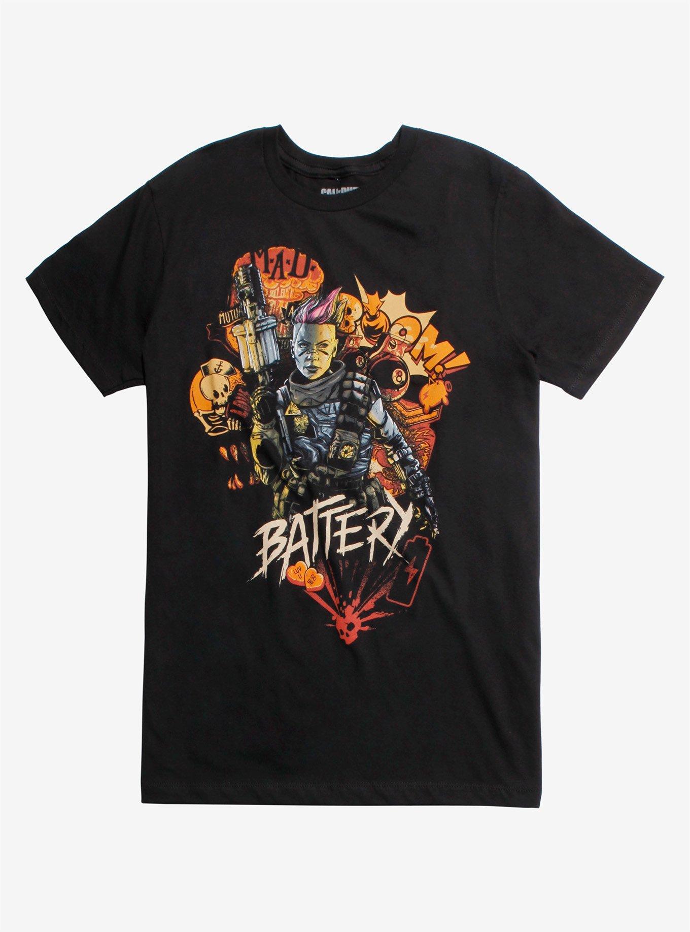 Call Of Duty: Black Ops 4 Battery T-Shirt, BLACK, hi-res