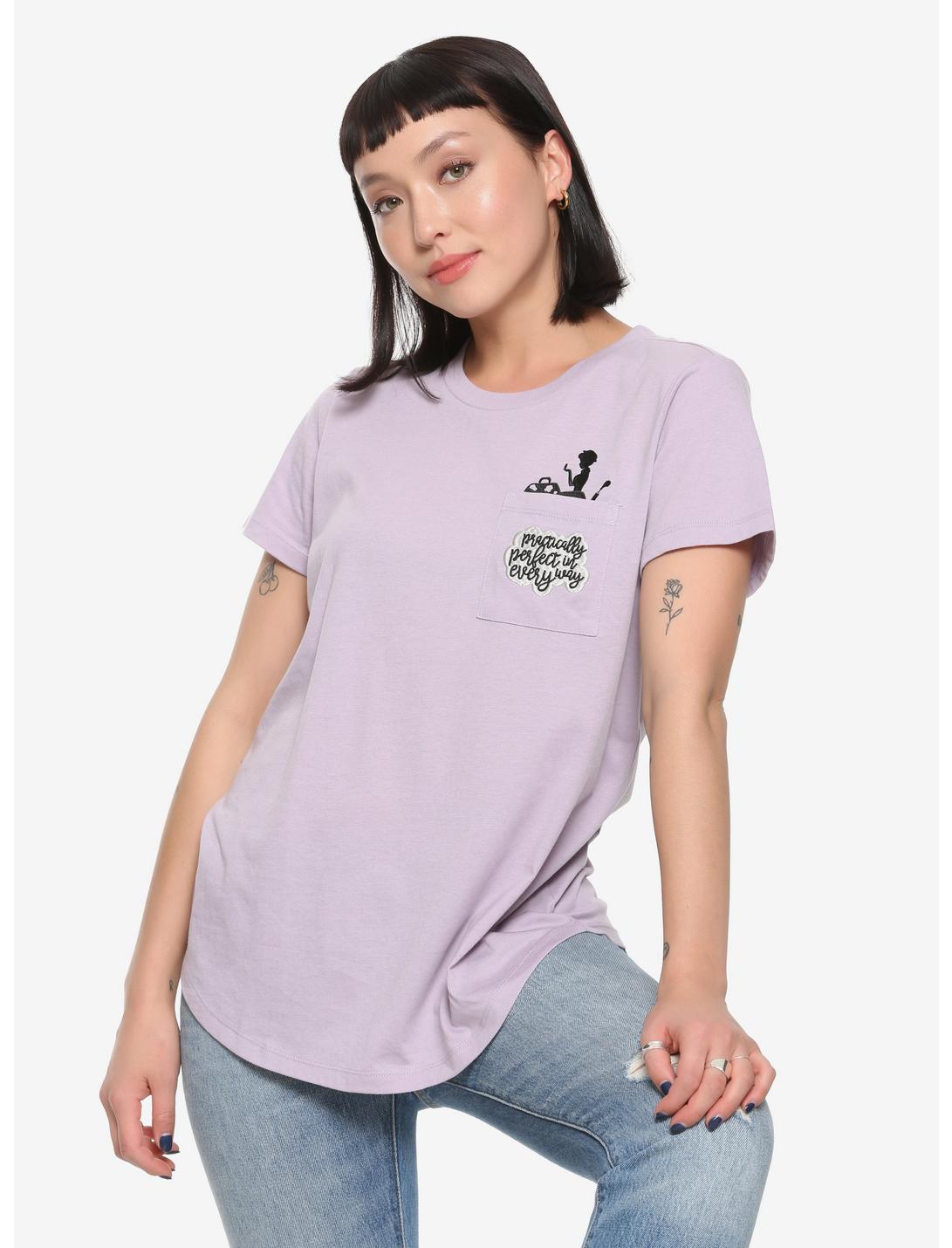 Disney Mary Poppins Returns Practically Perfect Pocket Purple T-Shirt, MULTI, hi-res