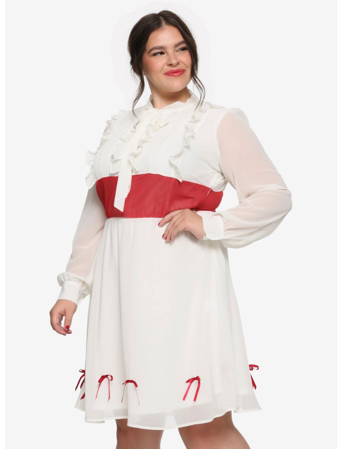 Disney Mary Poppins Classic Chiffon Dress Plus Size, MULTI, hi-res