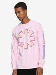 Red Hot Chili Peppers Crayon Logo Long-Sleeve T-Shirt, PINK, hi-res
