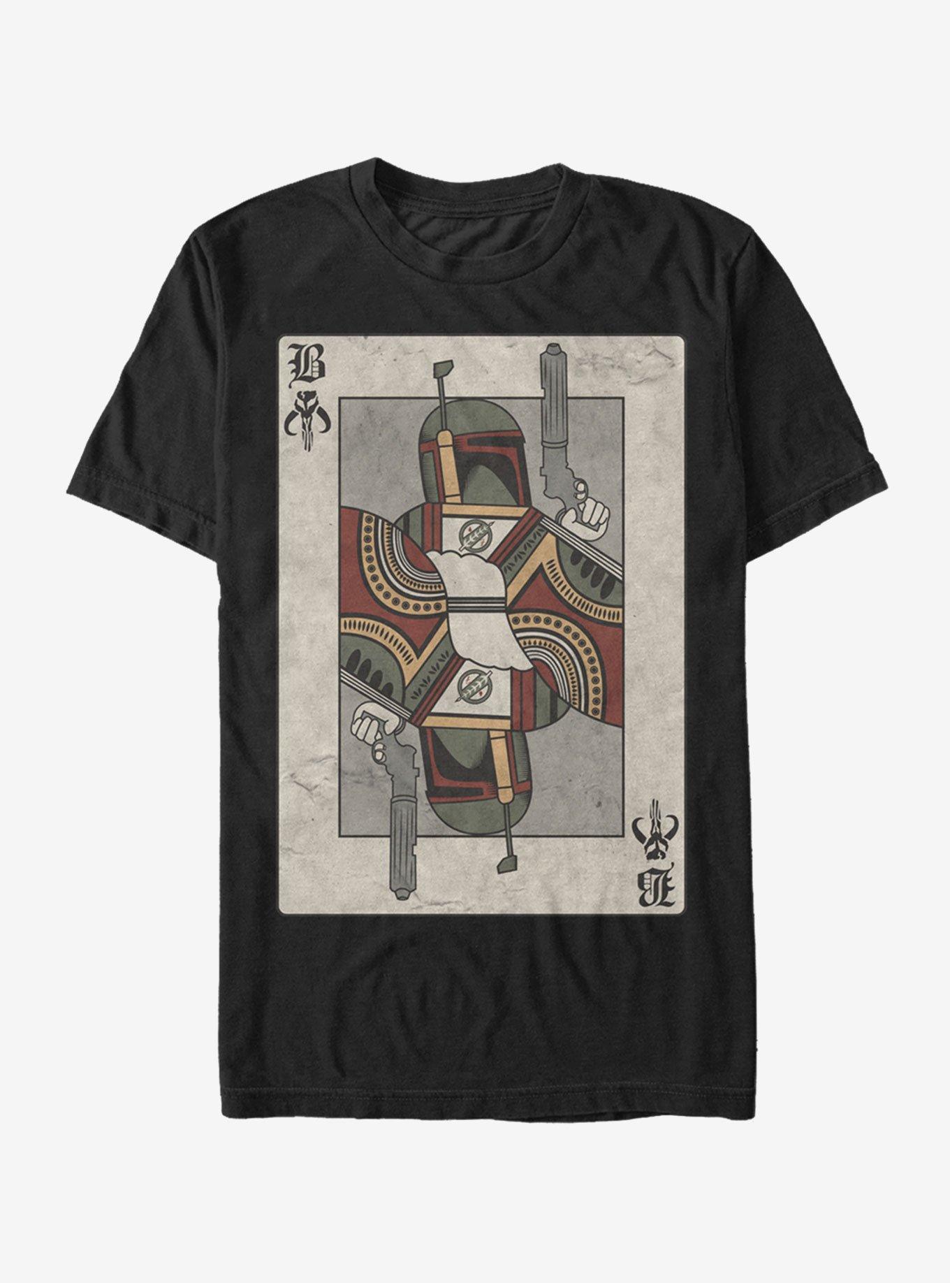 Star Wars Boba Fett Playing Card T-Shirt, , hi-res