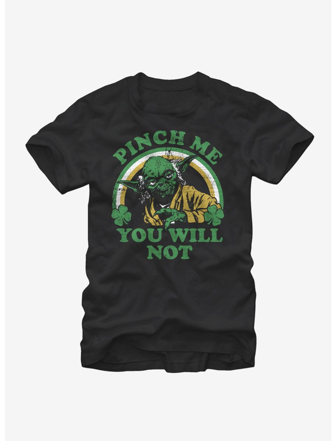 Star Wars Do Not Pinch Yoda T-Shirt, BLACK, hi-res