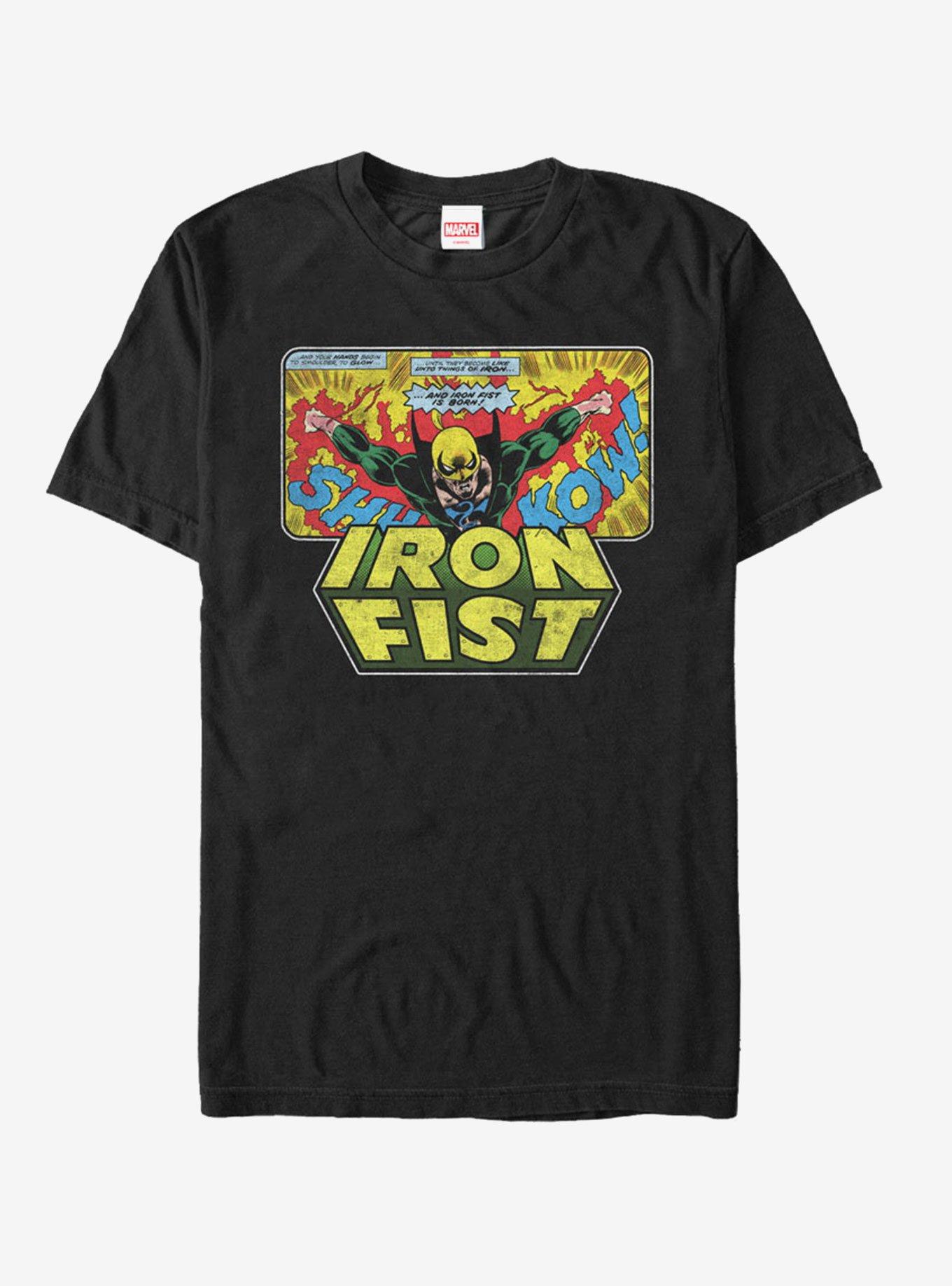 Marvel Iron Fist Born T-Shirt, BLACK, hi-res