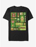 Nintendo Legend of Zelda Collage T-Shirt, BLACK, hi-res
