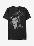 Disney The Lion King Scar Angry Stare T-Shirt, BLACK, hi-res