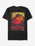 Jurassic Park T. Rex Welcome Sign T-Shirt, BLACK, hi-res