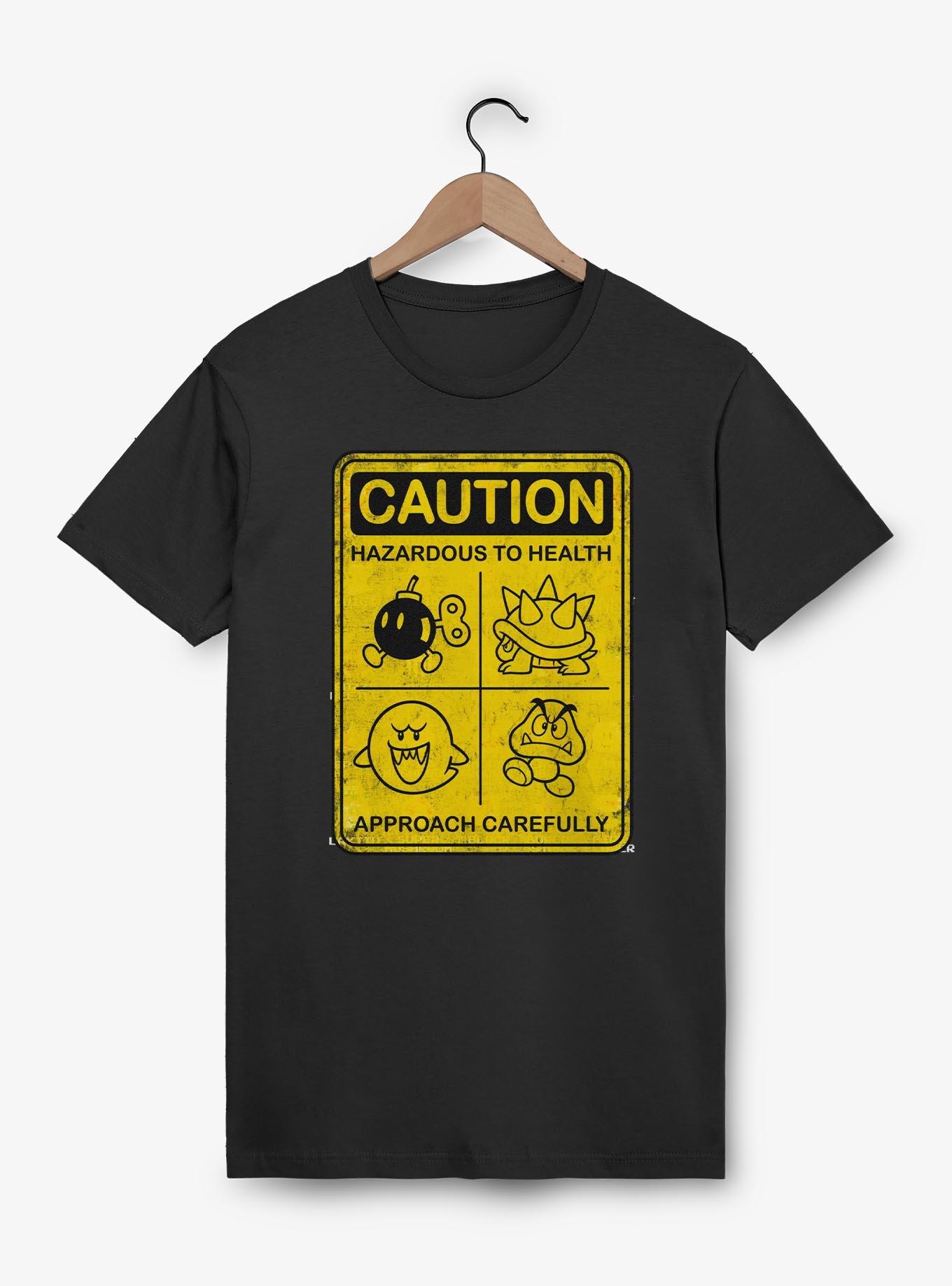 Nintendo Mario Enemies Caution T-Shirt, , hi-res