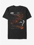 Star Wars Poe Dameron X-Wing T-Shirt, BLACK, hi-res