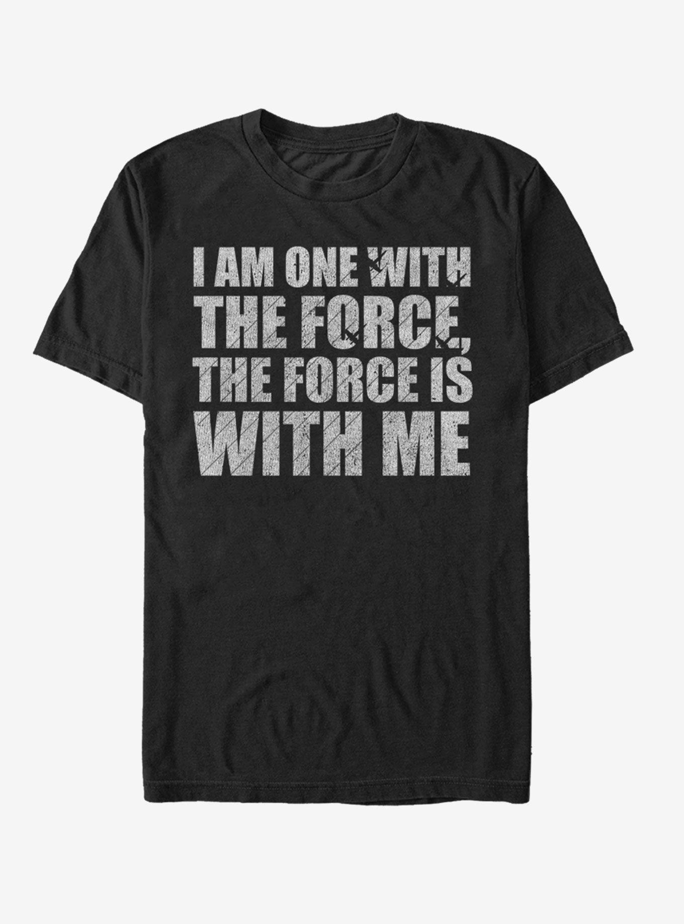 Star Wars Chirrut Force Mantra T-Shirt, BLACK, hi-res