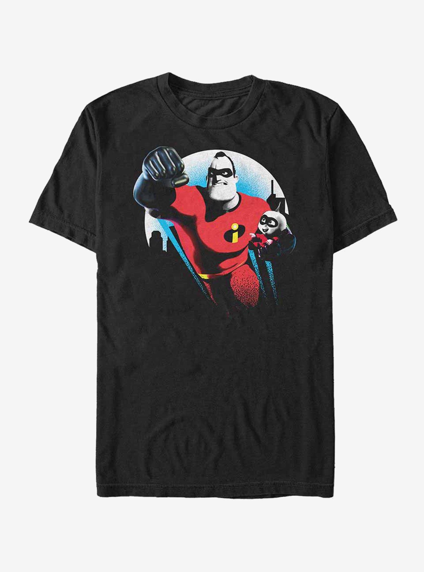 Disney Pixar The Incredibles Dad To The Rescue T-Shirt, BLACK, hi-res