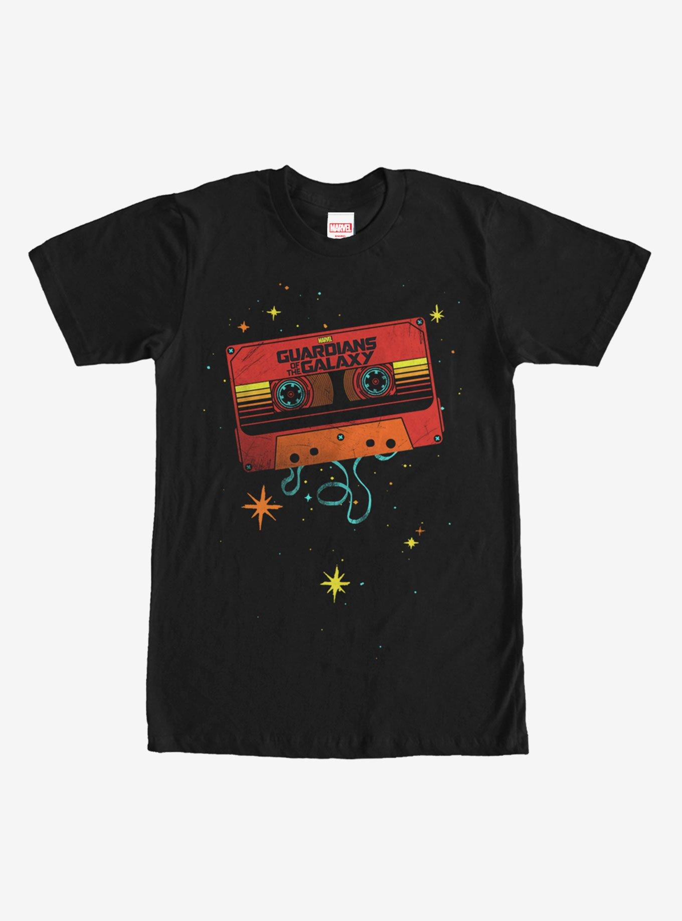 Marvel Guardians of the Galaxy Awesome Mix Tape T-Shirt, BLACK, hi-res
