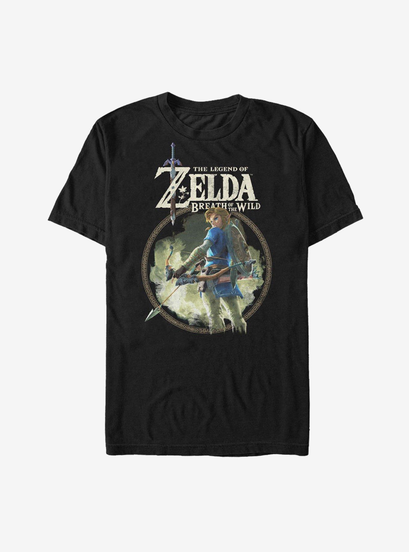 Nintendo Legend of Zelda Breath of the Wild Circle T-Shirt, , hi-res