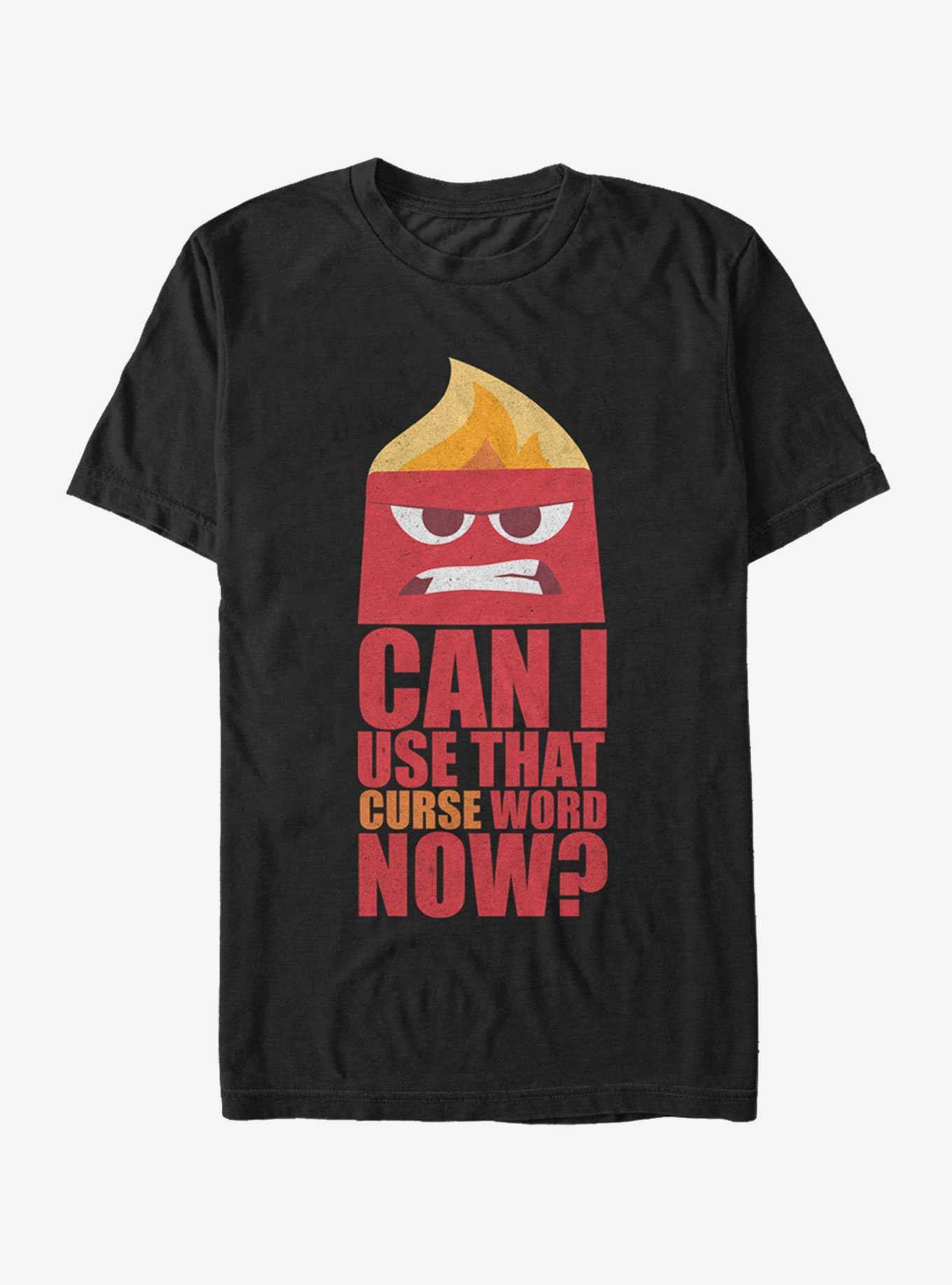 Disney Pixar Inside Out Anger Can I Use That Curse Word Now T-Shirt, , hi-res