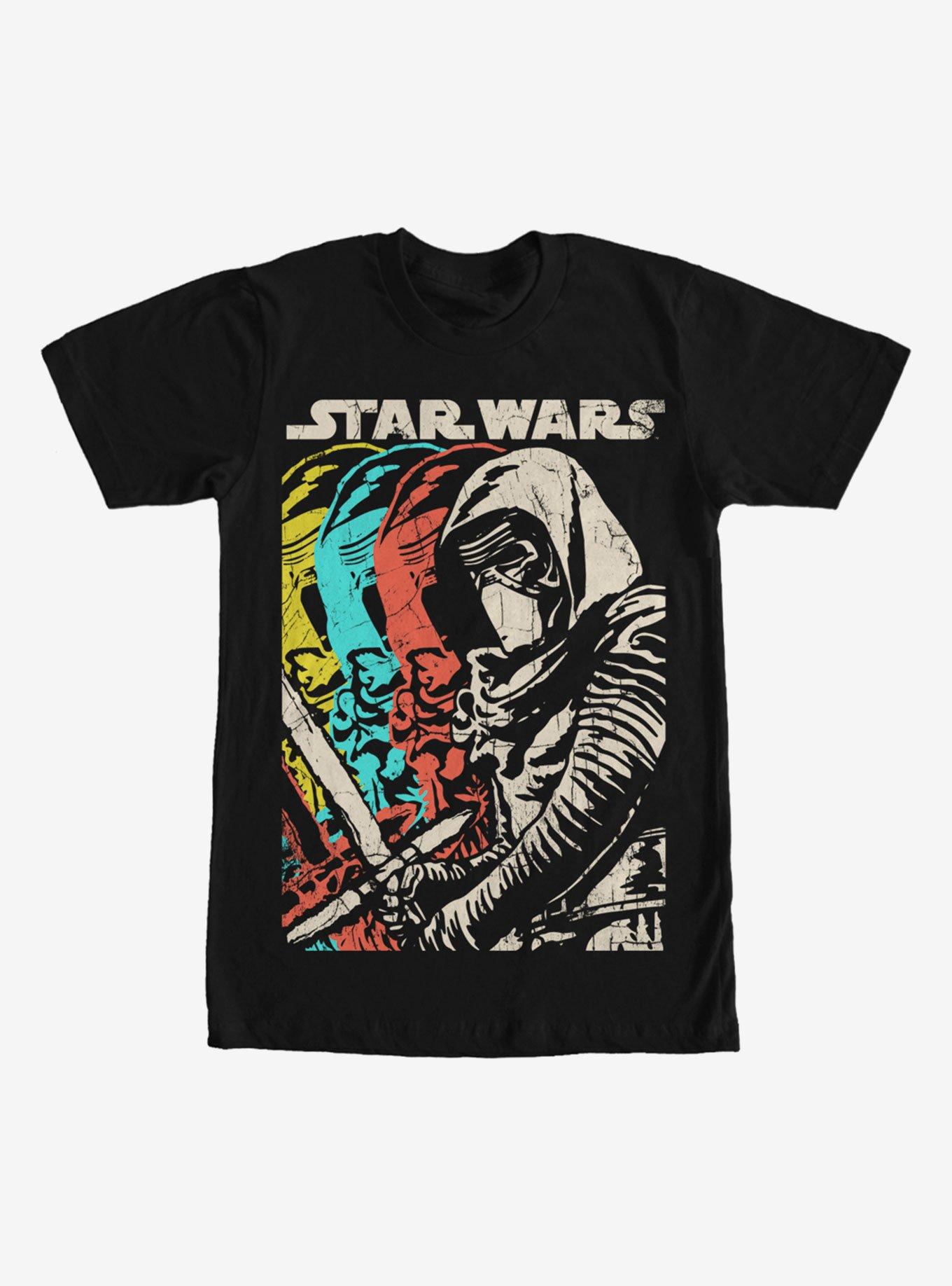 Star Wars The Force Awakens Kylo Ren Copies T-Shirt, BLACK, hi-res