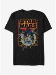 Star Wars Retro Explosion T-Shirt, BLACK, hi-res
