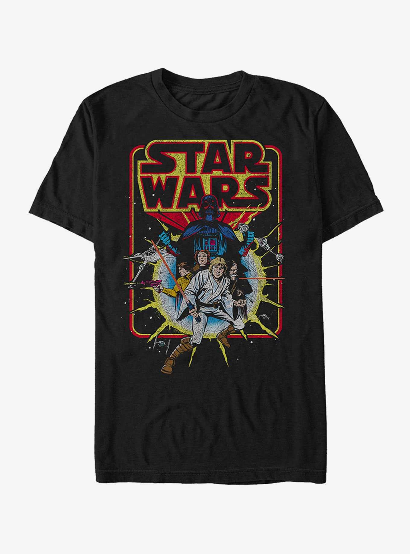Star Wars Retro Explosion T-Shirt, , hi-res