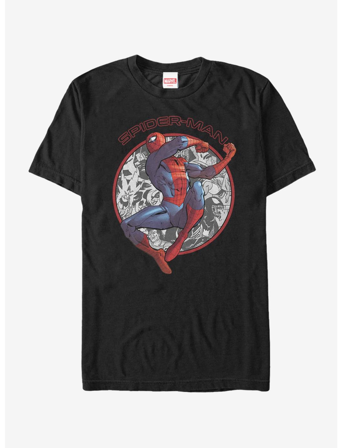 Marvel Spider-Man Villain Circle T-Shirt, BLACK, hi-res