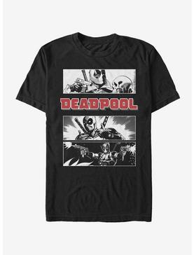 Marvel Deadpool Grayscale Panels T-Shirt, , hi-res