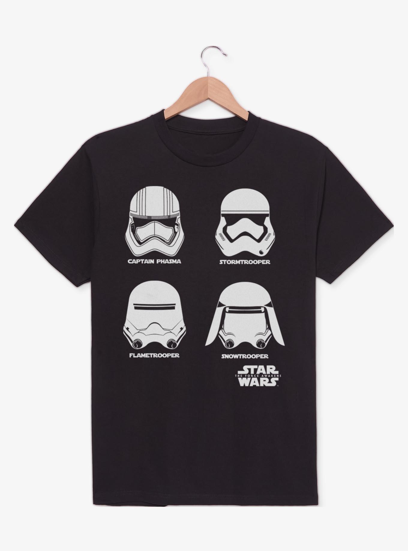 Star Wars The Force Awakens Stormtrooper Helmets T-Shirt