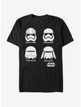 Plus Size Star Wars The Force Awakens Stormtrooper Helmets T-Shirt, BLACK, hi-res