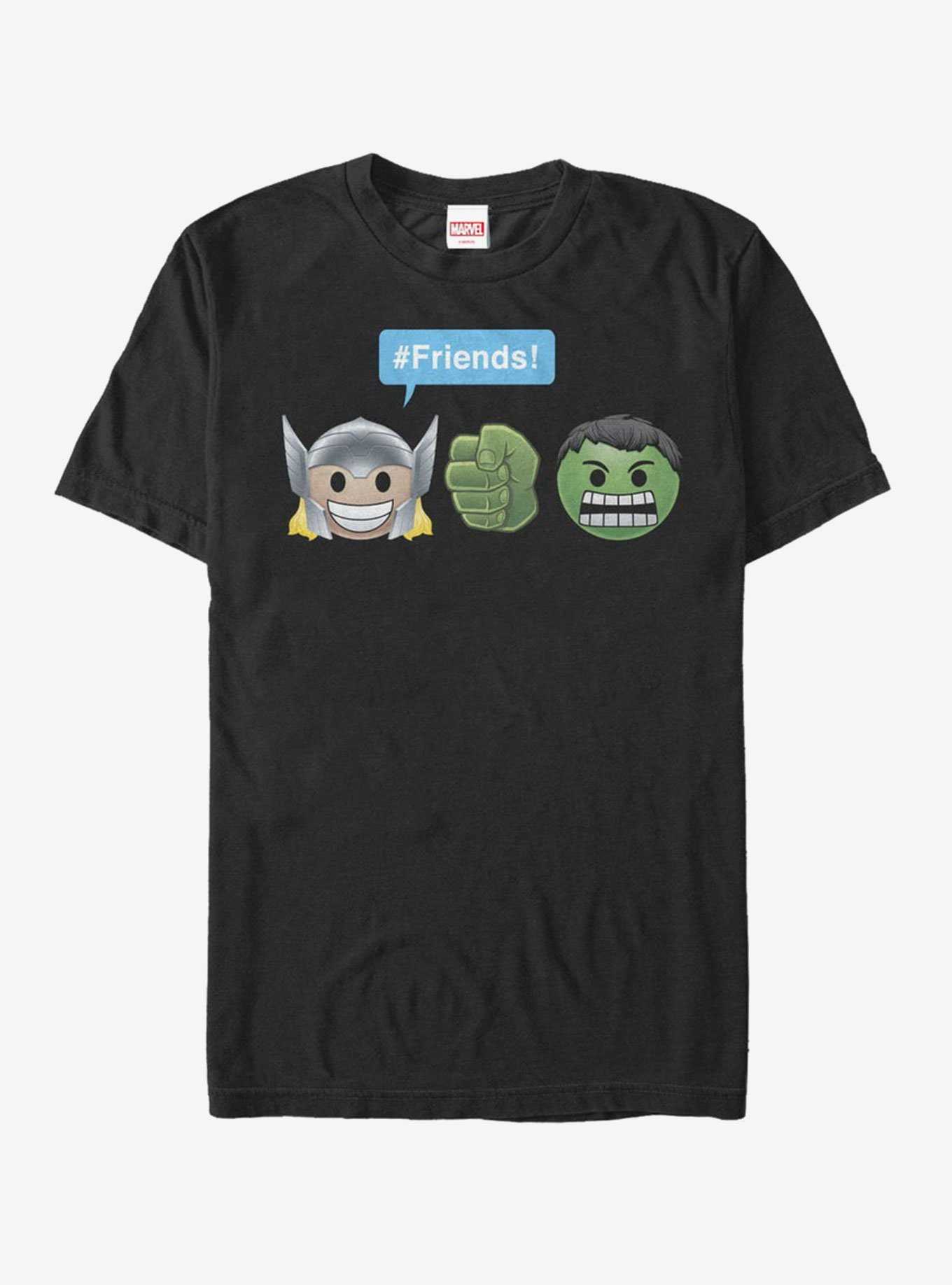 Marvel Thor Hulk Friend Emoji T-Shirt, , hi-res