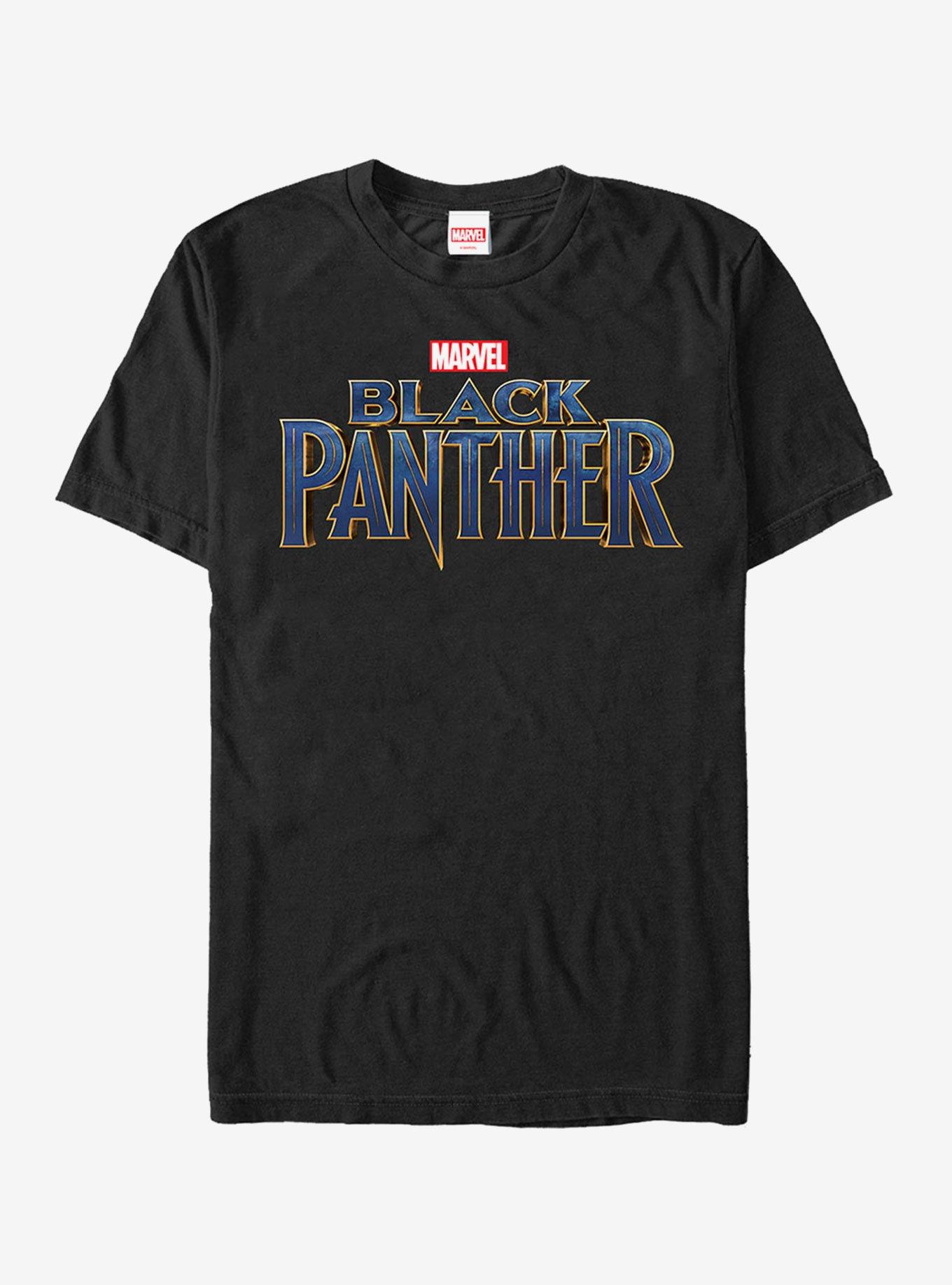 Marvel Black Panther 2018 Text Logo T-Shirt, , hi-res