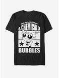 Cartoon Network Power Puff Girls Chemical X Bubbles T-Shirt, BLACK, hi-res