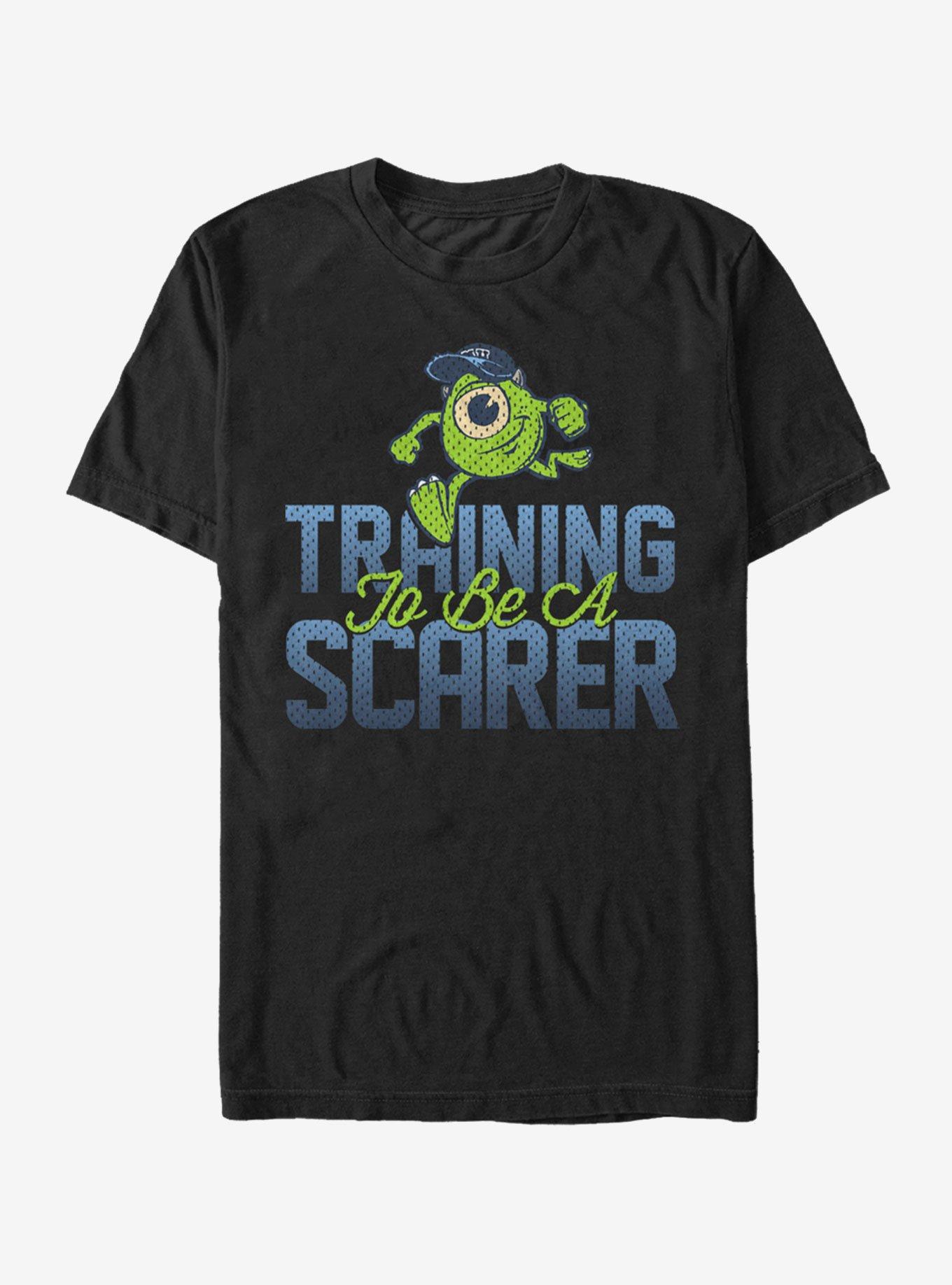 Disney Pixar Monsters, Inc. Training To Be A Scarer T-Shirt, BLACK, hi-res