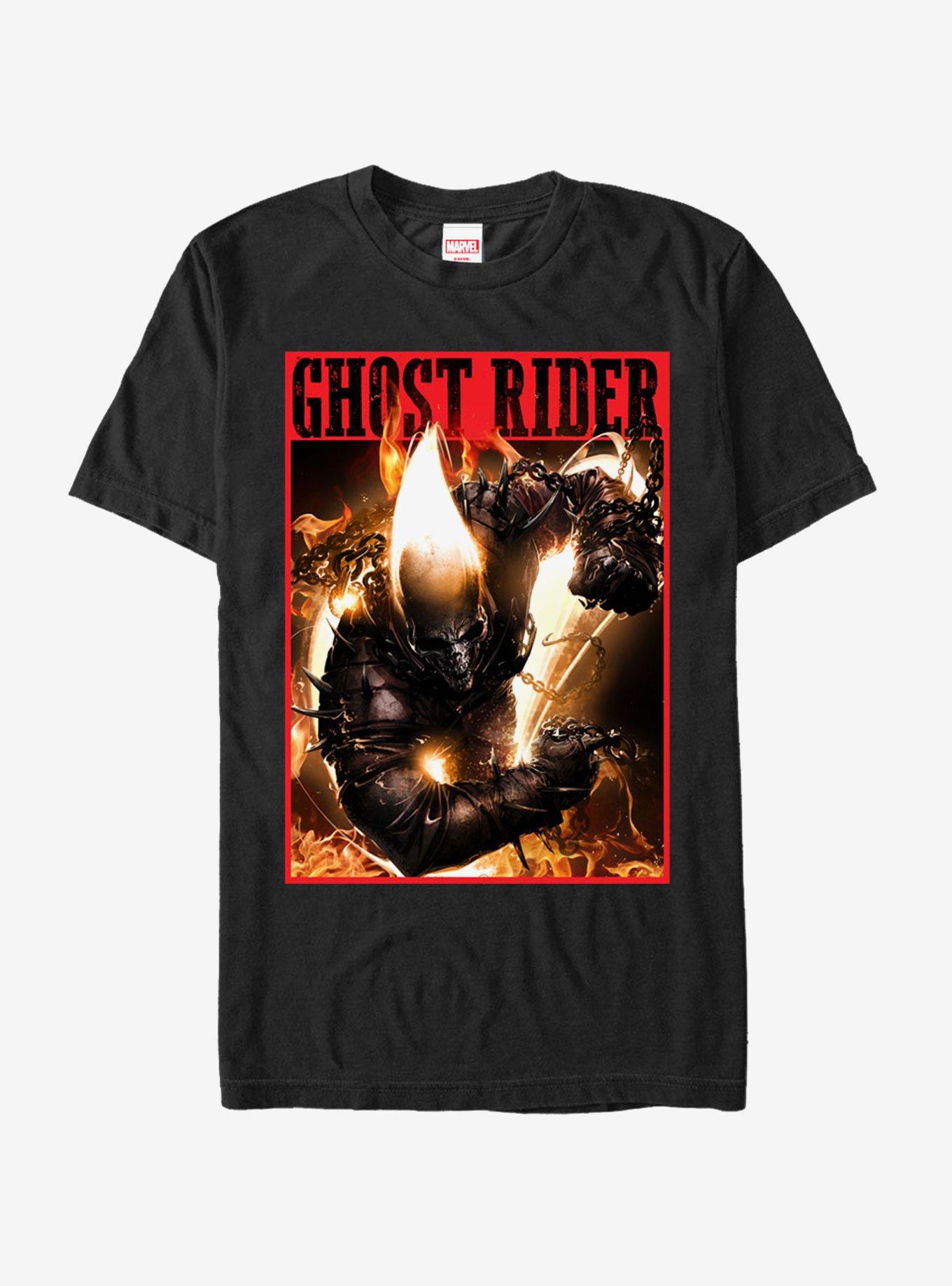 Marvel Ghost Rider Fury T-Shirt, BLACK, hi-res