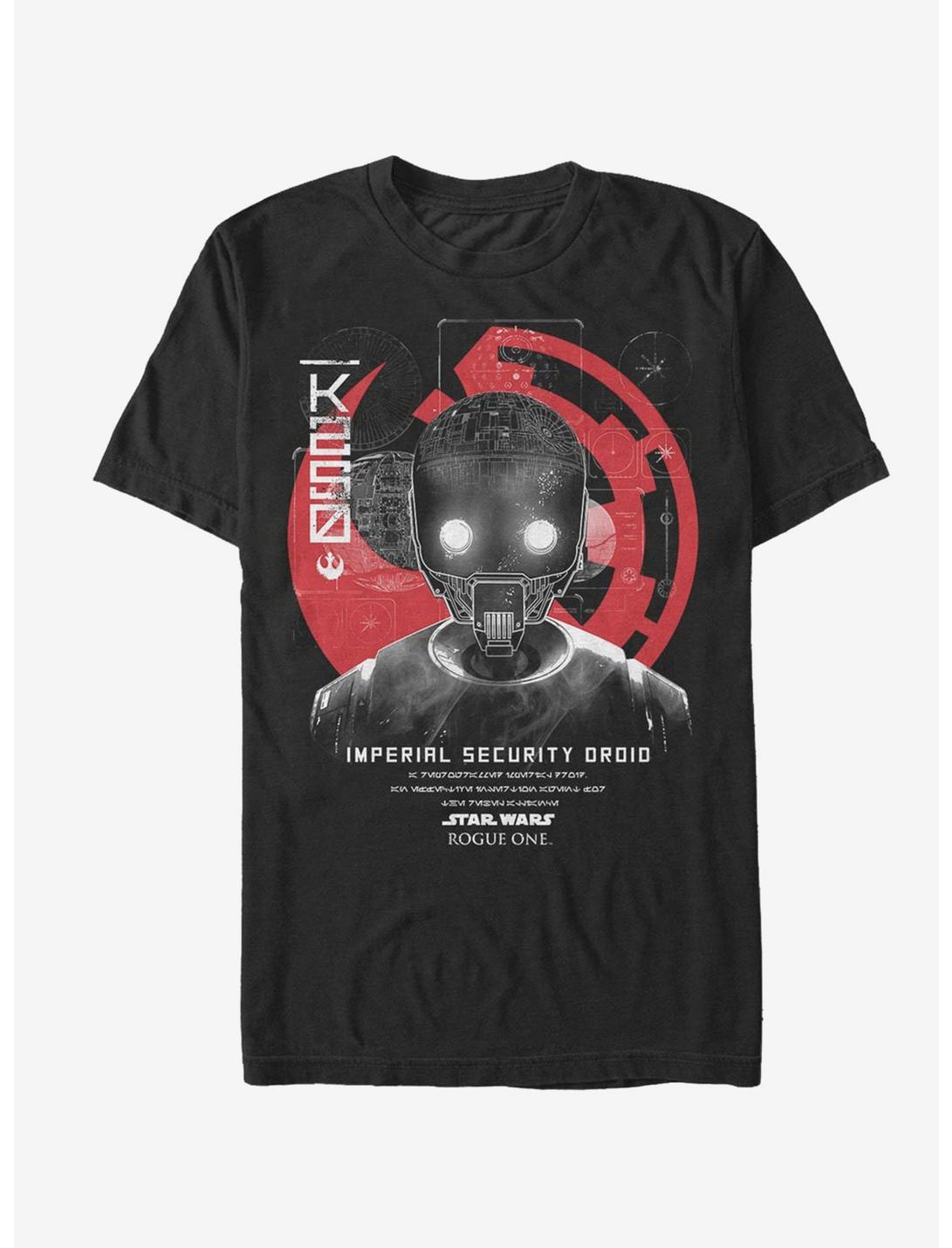 Star Wars K-2SO Imperial Droid T-Shirt, BLACK, hi-res