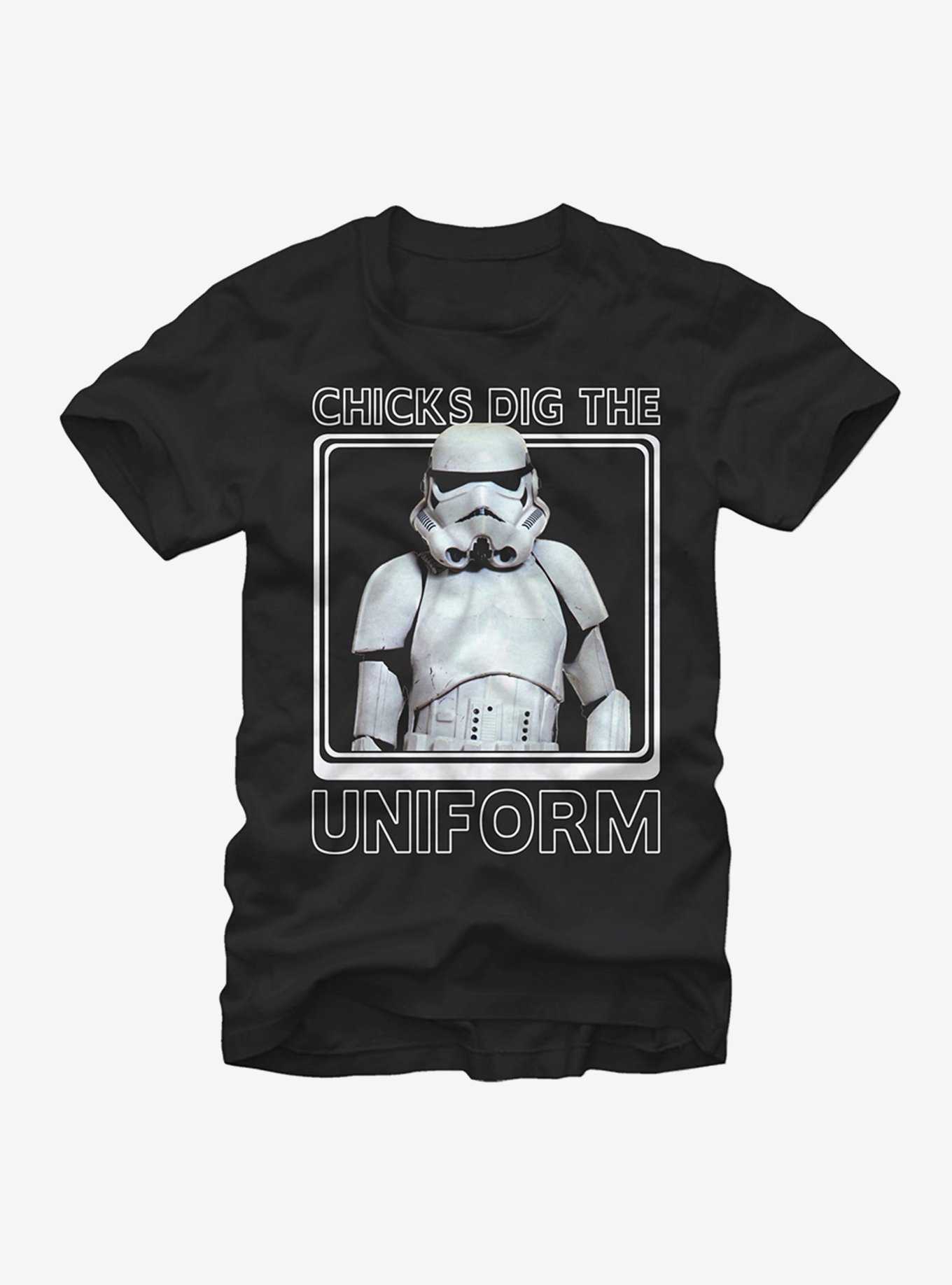 Star Wars Stormtrooper Chicks Dig the Uniform T-Shirt, , hi-res
