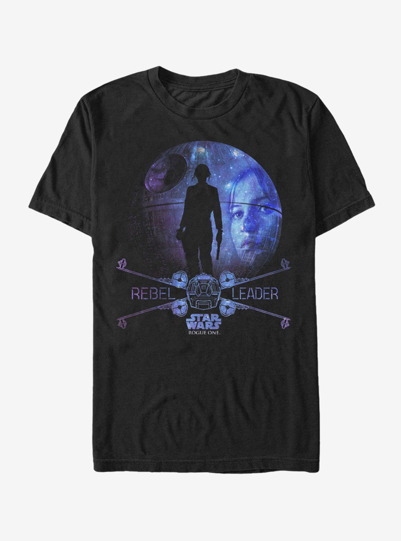 Star Wars Jyn Death Star Galaxy T-Shirt - BLACK | BoxLunch