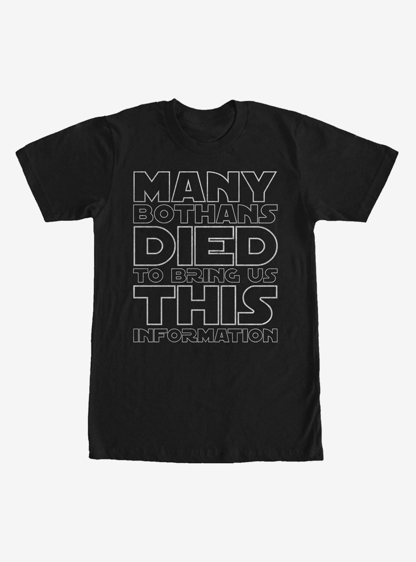 Star Wars Many Bothans Died T-Shirt, , hi-res