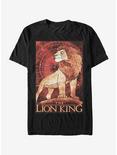 Disney The Lion King Simba Art T-Shirt, BLACK, hi-res