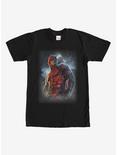 Marvel Daredevil Superhero City Rain T-Shirt, BLACK, hi-res