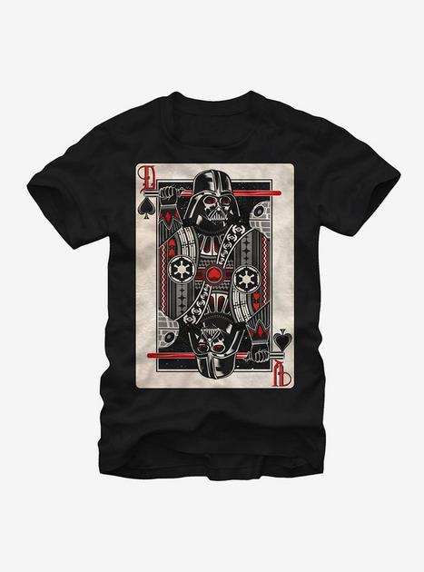 Star Wars Darth Vader King of Spades T-Shirt - BLACK | BoxLunch
