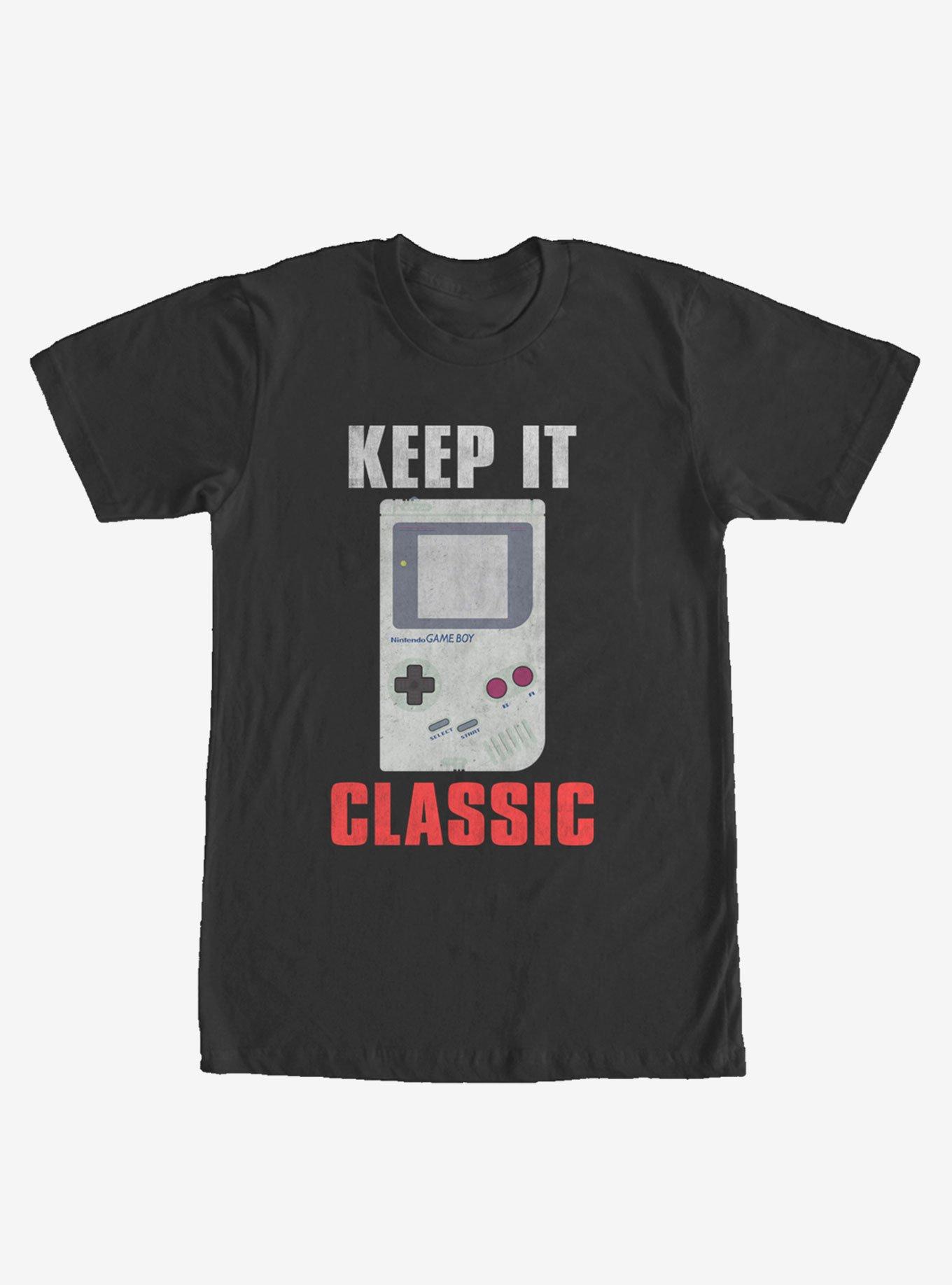 Nintendo Game Boy Keep it Classic T-Shirt - BLACK | BoxLunch