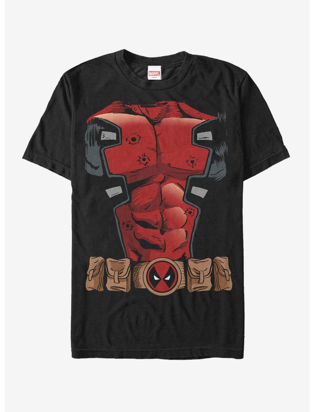 Marvel Deadpool Costume T-Shirt, BLACK, hi-res