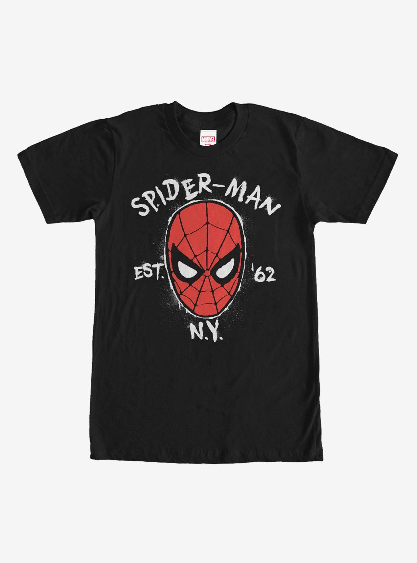 Marvel Spider-Man Est 1962 New York T-Shirt, BLACK, hi-res