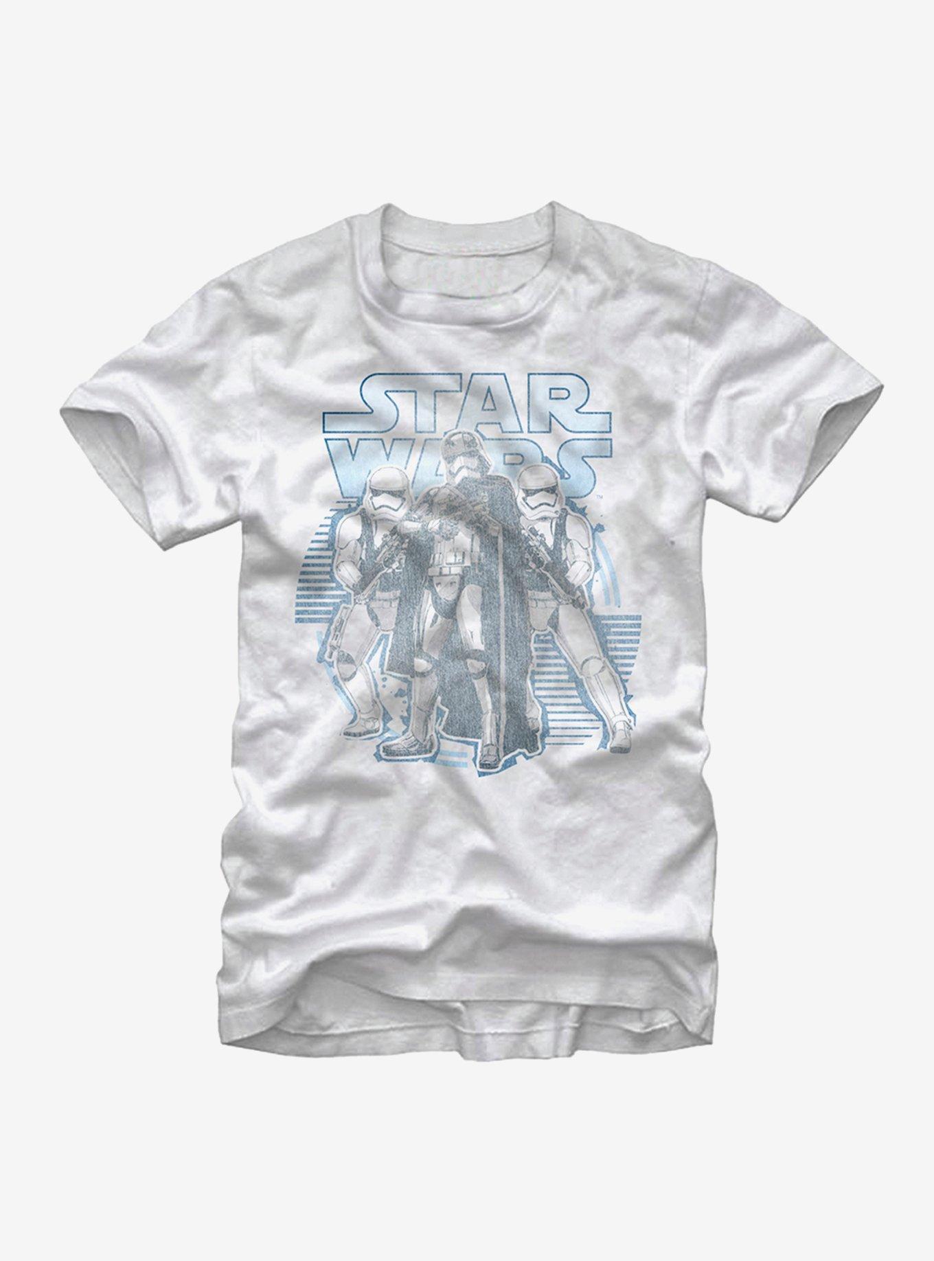 Star Wars Retro Captain Phasma T-Shirt, WHITE, hi-res